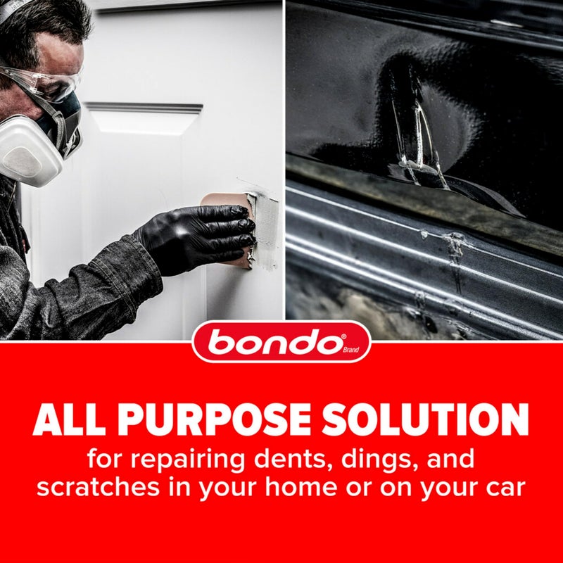 Bondo Original Filler Ready Mix Pouches, Repairs Dents and Scratches, Fills 2 Dents Up to 3.5"", 2 x 2 oz Original Filler Pouches, 2 x 0.04 oz Hardeners, Spreader Included (OR-2PK-ES) - Image 4